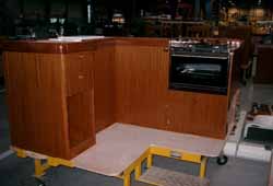 Galley interior work